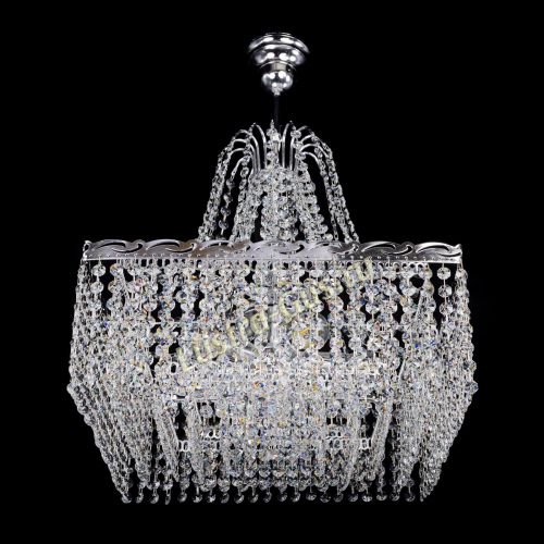 Люстра Квадрат Оптикон с подвесом в Саратове Гусь Хрустальный