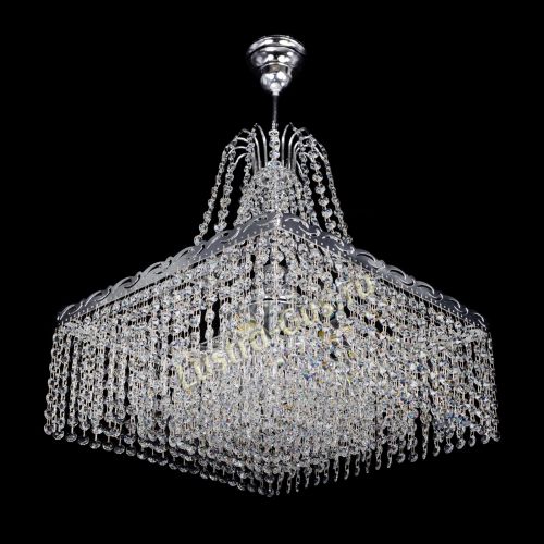 Люстра Квадрат Оптикон с подвесом в Саратове Гусь Хрустальный