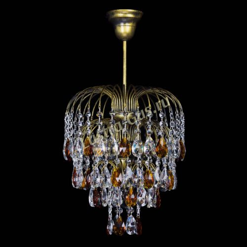 Люстра Лора №3 под бронзу чайная в Саратове Гусь Хрустальный
