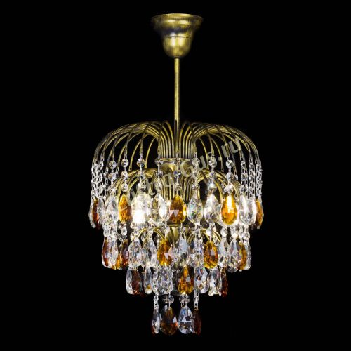 Люстра Лора №3 под бронзу чайная в Саратове Гусь Хрустальный