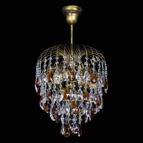 Люстра Лора №3 под бронзу чайная в Саратове Гусь Хрустальный