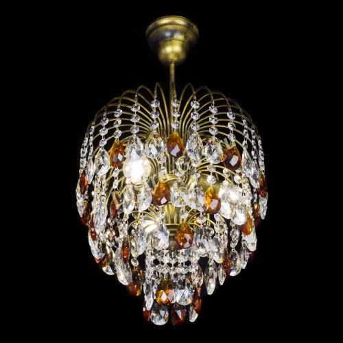 Люстра Лора №3 под бронзу чайная в Саратове Гусь Хрустальный