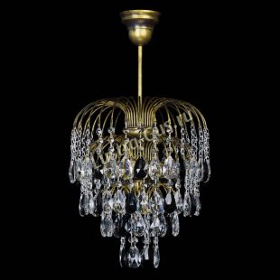 Люстра подвесная Лора №3 под бронзу черная