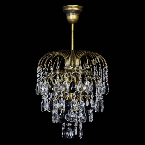 Люстра Лора №3 под бронзу черная в Саратове Гусь Хрустальный