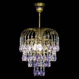 Люстра Лора №3 под бронзу фиолетовая в Саратове