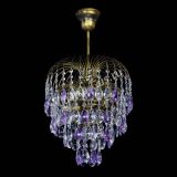Люстра Лора №3 под бронзу фиолетовая в Саратове