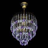 Люстра Лора №3 под бронзу фиолетовая в Саратове