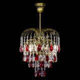 Люстра Лора №3 под бронзу красная в Саратове