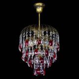 Люстра Лора №3 под бронзу красная в Саратове