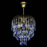 Люстра Лора №3 под бронзу синяя в Саратове