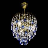 Люстра Лора №3 под бронзу синяя в Саратове