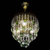 Люстра Лора №3 под бронзу зеленая в Саратове