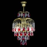 Люстра Лора №3 журавлик Красная под бронзу в Саратове