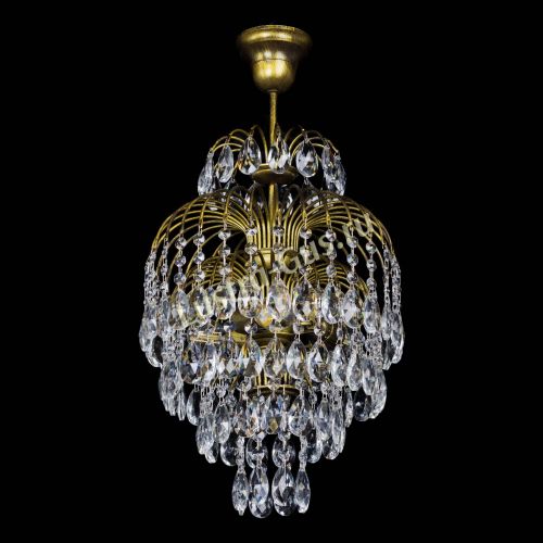 Люстра Лора №3 журавлик под бронзу в Саратове Гусь Хрустальный