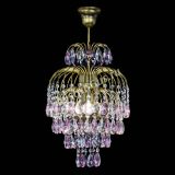 Люстра Лора №3 журавлик Розовая под бронзу в Саратове