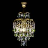 Люстра Лора №3 журавлик Зеленая под бронзу в Саратове