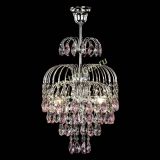 Люстра Лора №3 журавлик розовая в Саратове