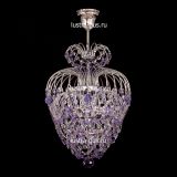 Люстра Лора оптикон сиреневая в Саратове