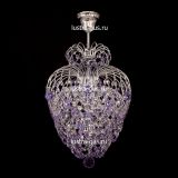 Люстра Лора оптикон сиреневая в Саратове