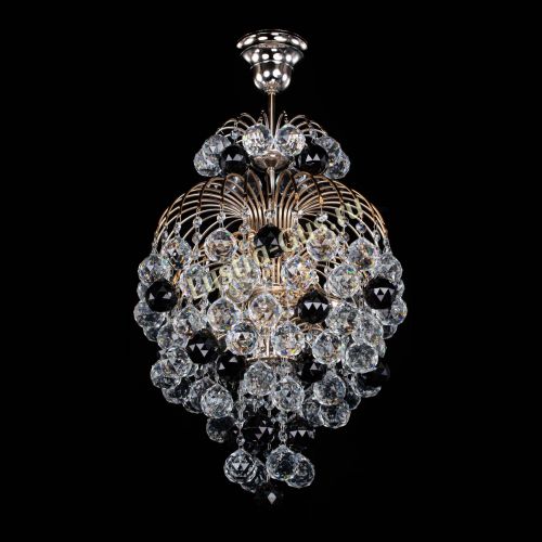 Люстра Лора Шар 40 черная в Саратове Гусь Хрустальный