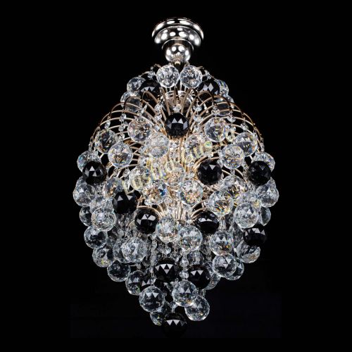 Люстра Лора Шар 40 черная в Саратове Гусь Хрустальный