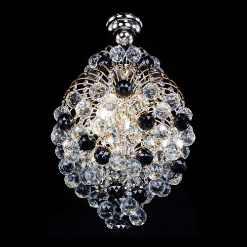 Люстра Лора Шар 40 черная в Саратове Гусь Хрустальный