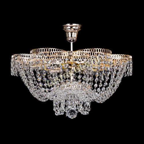 Люстра Лотос Пион с подвесом в Саратове Гусь Хрустальный