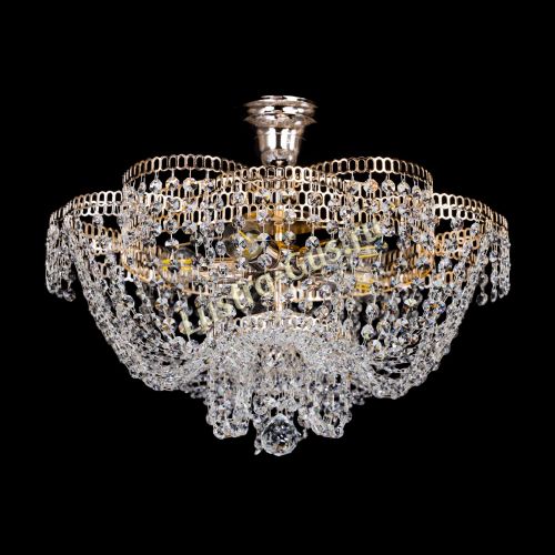 Люстра Лотос Пион с подвесом в Саратове Гусь Хрустальный