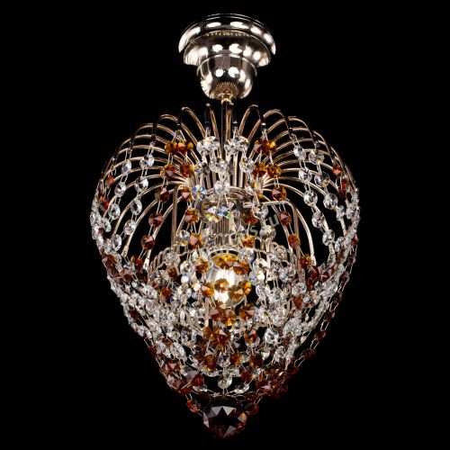 Люстра Малинка обтикон чайная в Саратове Гусь Хрустальный