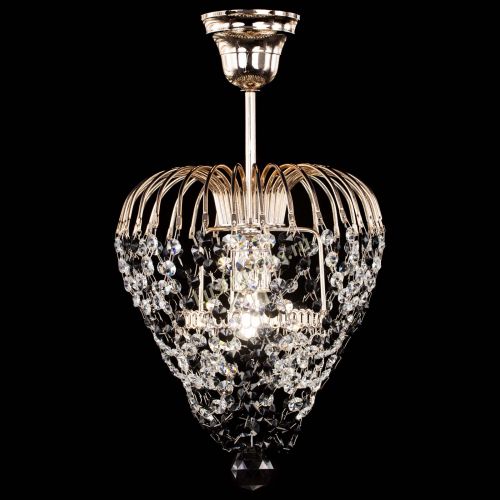 Люстра Малинка обтикон черная в Саратове Гусь Хрустальный