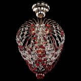 Люстра Малинка обтикон красная в Саратове