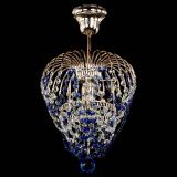 Люстра Малинка обтикон синяя в Саратове