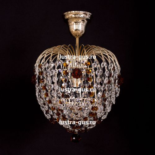 Люстра Малинка шар чайная в Саратове Гусь Хрустальный