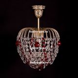 Люстра Малинка шар красная в Саратове