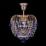 Люстра Малинка шар синяя в Саратове