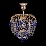 Люстра Малинка шар синяя в Саратове