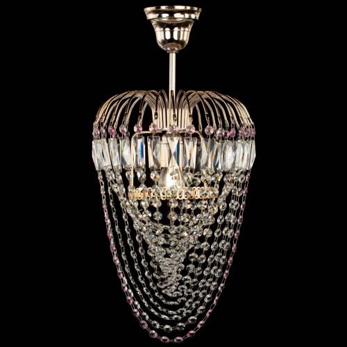 Люстра Малинка Водоворот розовая в Саратове Гусь Хрустальный