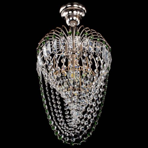 Люстра Малинка Водоворот зеленая в Саратове Гусь Хрустальный