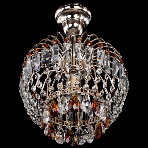 Люстра Малинка чайная в Саратове Гусь Хрустальный