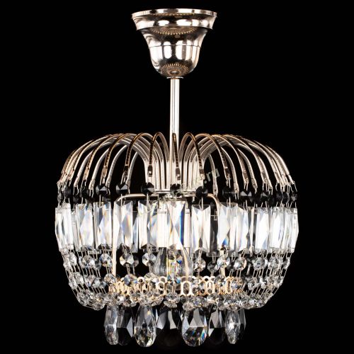 Люстра Малинка черная в Саратове Гусь Хрустальный