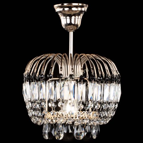 Люстра Малинка черная в Саратове Гусь Хрустальный