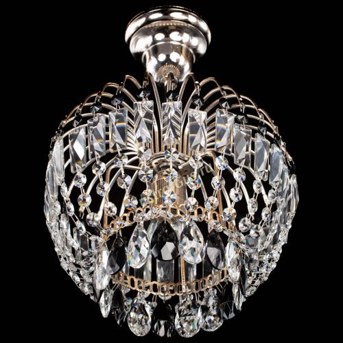 Люстра Малинка черная в Саратове Гусь Хрустальный