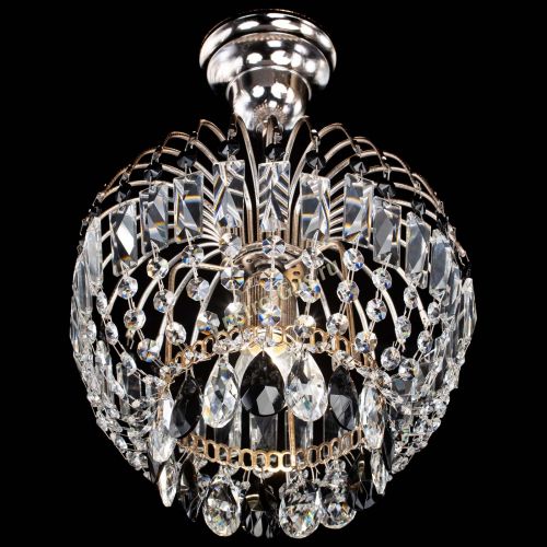 Люстра Малинка черная в Саратове Гусь Хрустальный