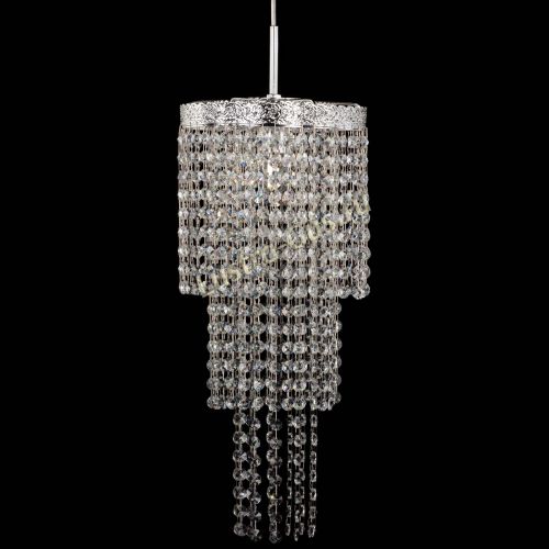 Люстра Милан №1 каскад на тросе в Саратове Гусь Хрустальный