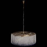 Люстра Милан капель №10 под бронзу синяя с подвесом в Саратове