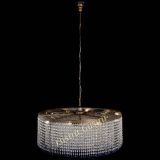 Люстра Милан капель №10 под бронзу синяя с подвесом в Саратове