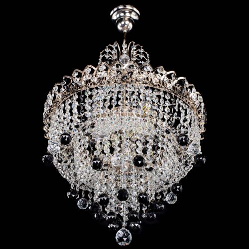 Люстра Натали Софья черная в Саратове Гусь Хрустальный