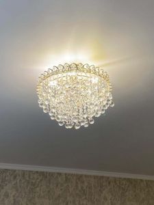 Люстра Капель Лепесток Шар  30мм с подвесом в Саратове отзыв и фото покупателя