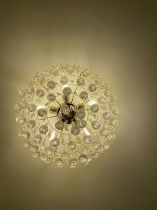 Люстра Капель Лепесток Шар  30мм с подвесом в Саратове отзыв и фото покупателя