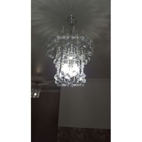 Люстра Каскад Шар 40 мм в Саратове Гусь Хрустальный